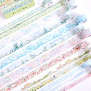 IMODA papeterie 20 rouleaux Washi ruban ensemble peinture ruban de masquage décoratif pour bricolage Art artisanat journalisation <span class=keywords><strong>Scrapbooking</strong></span> fournitures - Product Image 4