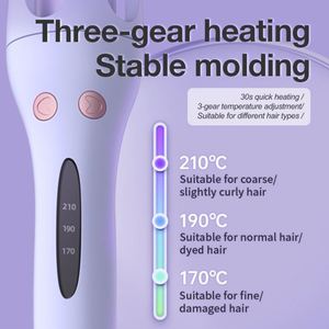 Rizador de Pelo Giratorio Profesional con Tecnología de Rotación Automática, Pantalla LCD, 3 Temperaturas y Calentamiento Rápido - Product Image 1