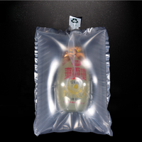 Emballage de protection des fruits en PE gonflable transparent, sacs de film de protection à bulles avec colonne d'air et conception flexible