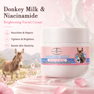 Crème Visage Éclaircissante Aichun Beauty <span class=keywords><strong>au</strong></span> <span class=keywords><strong>Lait</strong></span> <span class=keywords><strong>d</strong></span>'Ânesse et Niacinamide, Nourrissante, Réparatrice, Raffermissante et Éclaircissante pour la Peau - Nouveauté ! - Product Image 2
