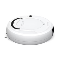 Aspirateur robot domestique automatique à piles USB en plastique avec fonction de lavage à sec et humide