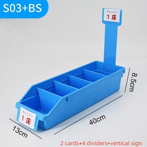 Hiện đại ABS Chất liệu Stackable nhựa hộp lưu trữ cho bệnh viện phòng khám hình chữ nhật tĩnh mạch nhỏ giọt chai túi lưu trữ kho - Product Image 3