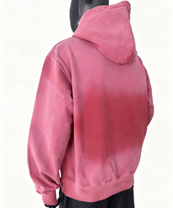 <span class=keywords><strong>Ropa</strong></span> Urbana Personalizada para Hombre, Sudadera de Algodón con Hombros Caídos, Estilo Francés, Tejido Grueso, Lavado Vintage, Bordado Otoñal - Product Image 3