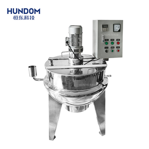 En acier inoxydable électrique tomate pâte mélange machines/sauce faisant la machine bouilloire à double enveloppe - Product Image 5