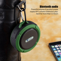 Mini enceinte Portable sans fil bluetooth étanches, haut-parleur d'extérieur, ventouse, pour téléphone Portable, voiture, caisson de basses