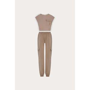 Costume pantalon pour femme avec détail poche Earth - Product Image 2