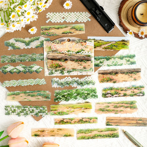 Paquete de 20 Pegatinas de la Serie Paisajes a tus Pies, Pegatinas para Diario, Pegatinas para Niños, Suministros para Diario - Product Image 2