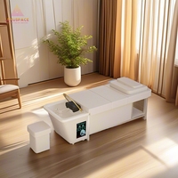 Table de massage populaire de lit de shampooing de station thermale de tête japonaise de Pipeless pour le traitement facial de beauté