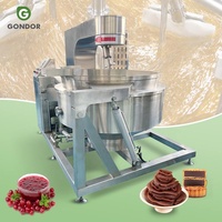Mélangeur à nougat en promotion, Cuve de cuisson industrielle sous vide à induction et vapeur 1000L, Agitateur planétaire pour confitures