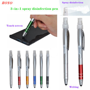 Originalité 3 en 1 désinfection vaporisateur docteur parfum étudiant <span class=keywords><strong>stylo</strong></span> à bille Portable avec écran de stylet - Product Image 3