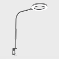Professional 5 Diopter Adjustable Foldable Desktop LED Magnifying Glass Lamp High CRI Aluminum Alloy Portable for Beauty Salon