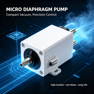 Pompe à vide à micro-diaphragme, mini pompe d'aspiration d'air DC pour instruments médicaux et équipements de laboratoire - Product Image 2