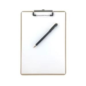 Customized Wooden Clipboards Hardboard Standard A4 Letter Size Wood Clip Boards Folder MDF Clipboard With Hanging <b>Hook</b> - Product Image 4