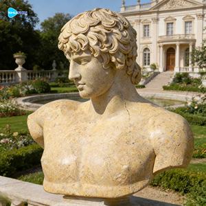 Busto <span class=keywords><strong>de</strong></span> Mármol Tallado a Tamaño Real en Oferta, Busto Musical Blanco, Estilo Artístico Griego Romano, Estatua <span class=keywords><strong>de</strong></span> Busto <span class=keywords><strong>de</strong></span> Piedra para Decoración del Hogar - Product Image 4