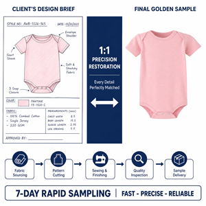Campione Gratuito Personalizzabile con Logo, Body Neonato in Cotone Biologico 0-12 <span class=keywords><strong>Mesi</strong></span>, Maniche Corte, Tinta Unita, per Bambini e Bambine - Product Image 2