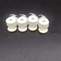 Rail de rideau motorisé intelligent pour la maison moderne Dernier modèle Poulie de coureur incurvée Plastique Matériau en acier Accessoires de rideau motorisés