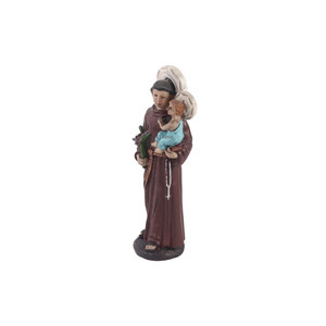 Estatua de San Antonio de Resina, Estatua Católica, Regalo Religioso, Pintada a Mano, 14.75 Pulgadas de Alto - Product Image 2