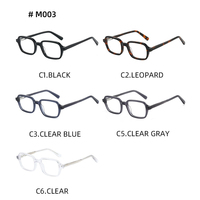 Lunettes de vue Lmamba M003, montures carrées rétro en acétate, logo personnalisé