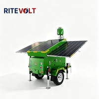 Caméra de surveillance portable pour remorque, PTZ rotatif à 360 degrés, alimentation solaire, adaptée aux systèmes de surveillance de sécurité agricole