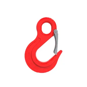 Alloy Hook Shenli Rigging Alloy Steel Forging Hoisting Hook/Eye Sling Hoist Hook With Safety Latch For Winch Rope