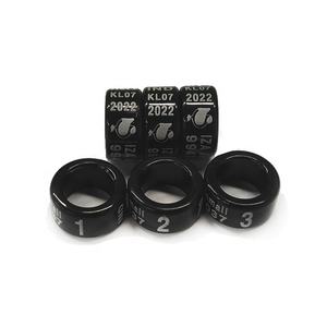 Anillos de plástico para pájaros amorosos, bandas de pie con información de avistamiento para orfebrería, 4,5mm - Product Image 5