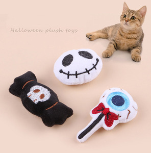 Yüksek kaliteli cadılar bayramı kabak kedi Teaser sopa yaratıcı şeker oyuncak ve hayalet çiğnemek oyuncaklar köpekler için - Product Image 1