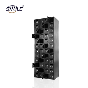 Boîte aux lettres CHNSMILE à 48 compartiments, horizontale, moderne, en acier, antivol, étanche, avec revêtement en poudre, pour bureau, extérieur, encastrée - Product Image 4