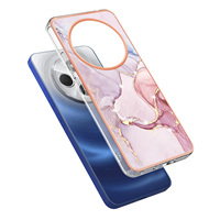 Coque de téléphone en marbre de galvanoplastie IMD de qualité de luxe pour téléphone de couverture de Logo personnalisé Redmi 14C TPU