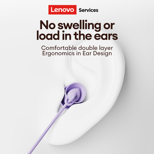 เลอโนโว Y107 โปรหูฟังแบบมีสายไมโครโฟนในตัวพร้อมระบบควบคุมระดับเสียงหูฟังแบบใส่ในหูหูฟังสำหรับนอนหลับพร้อมไมโครโฟน - Product Image 5