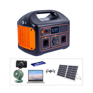 แบตเตอรี่สำรองพกพาสำหรับใช้งานกลางแจ้ง 110V 220V และสถานีพลังงานสำรองฉุกเฉิน 600W 1000W - Product Image 2