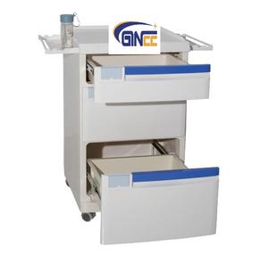 خزانة طبية جانبية للسرير من البلاستيك الأزرق <span class=keywords><strong>ABS</strong></span> من Ginee Medical - أثاث مستشفى طبي مع عجلات وأدراج وخزانة - Product Image 6