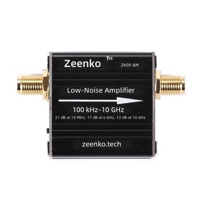 ZEENKO ZK09-BM 100KHz-10GHz ไวด์แบนด์ LNA แบตเตอรี่ในตัว RF ปรีแอมป์บูสเตอร์เข้ากันได้กับเครื่องวิเคราะห์ TinySA - Product Image 1