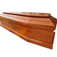 Ataúdes Económicos de Estilo Europeo Hechos de Madera de Paulownia, Biodegradables, Ecológicos, para Entierro, Color Personalizable, Cenizas 220