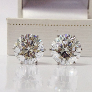 Orecchini a Perno Esagonali per Donne, Brillanti Orecchini Geometrici, Gioielli di Moda Quotidiana - Product Image 1
