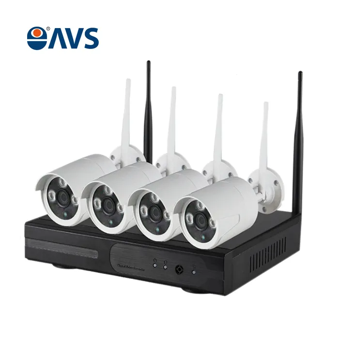 ESEECLOUD APP Wireless 4CH 1080P 2.0MP Wifi-Kamera und 4CH NVR CCTV-Kamerasystem-Kit