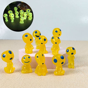 Paquete de 10 Diseños de Decoración de Jardín, Miniaturas Luminosas de Duendes Fantasma que Brillan en la Oscuridad, Manualidades de Resina, Suministros para el Hogar y Bricolaje - Product Image 4