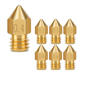 High Precision Copper Alloy 3D Printer Nozzle 0.2mm-1.0mm for Industrial High Speed Extrusion - Product Image 2