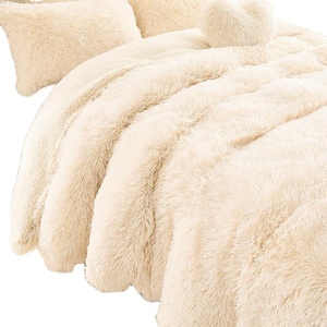 ผ้าห่มขน Faux นุ่มพิเศษ,ผ้าห่มขนสัตว์ขายส่งแบบเรียบหรูจากประเทศจีน - Product Image 1