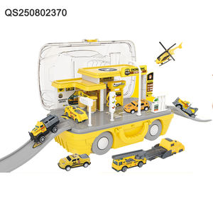QS nouveau Design enfants semblant jouer <span class=keywords><strong>jeu</strong></span> bricolage ville feu thème <span class=keywords><strong>voiture</strong></span> jouets en plastique éjection <span class=keywords><strong>voiture</strong></span> <span class=keywords><strong>Parking</strong></span> ensemble jouets pour enfants 3 + âges - Product Image 2