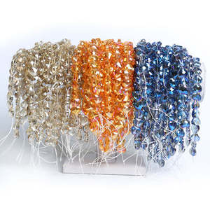 Wholesale Bucket <b>Beads</b> Transparent Coloured <b>Glass</b> <b>Beads</b> Synthetic Quartz Stone <b>Crystal</b> Loose <b>Bead</b> for Jewellery Production - Product Image 4