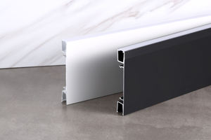 Fornitura diretta Jiangsu moderno 5cm battiscopa a LED opaca in lega di magnesio luce striscia di vetro accessori <span class=keywords><strong>per</strong></span> <span class=keywords><strong>piastrelle</strong></span> - Product Image 5