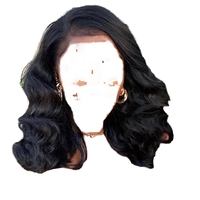 Perruque de cheveux bouclés mi-longs pour femmes Perruque en fibres chimiques légèrement ondulées avec styles longs tressés ondulés