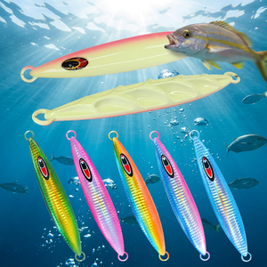 Leurre Artificiel Dur Vertical en PP pour Eau Salée <span class=keywords><strong>Bassmaster</strong></span> 100g – Pêche en Mer, Lac, Rivière, Bateau – Jigging Lent pour Bass - Product Image 3