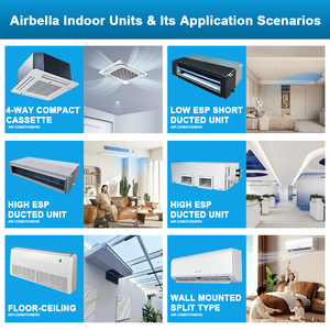 Cao ESP ducted AC đơn vị trong nhà thương mại trung tâm VRF điều hòa không khí đơn vị - Product Image 4