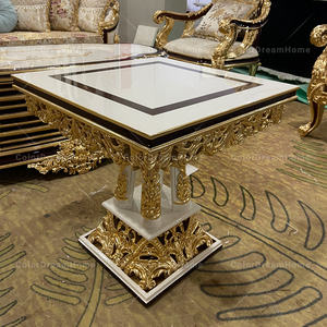 أثاث غرفة المعيشة المنحوت بتصميم مللكي أوروبية ، أريكة منحنية من الخشب الصلب العتيقة - Product Image 6