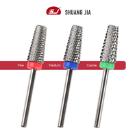 SHUANGJIA professionnel 6.8mm foret à ongles carbure Super Long foret à ongles électrique manucure meulage fraise accessoires