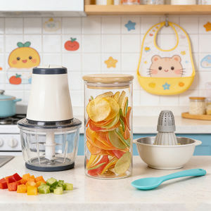 आधुनिक डिजाइन पर्यावरण के अनुकूल उच्च बोरोसिलिकेट ग्लास फूड ग्रेड भंडारण जार रसोई के लिए बड़ी क्षमता अनाज चाय - Product Image 2