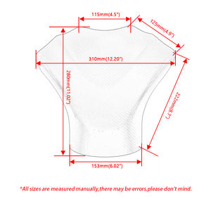Ajustement pour SUZUKI <span class=keywords><strong>GSXR</strong></span> 1000 2009-2016 abri de réservoir de carburant en fibre de carbone de moto protéger la couverture en Fiber de carbone - Product Image 3