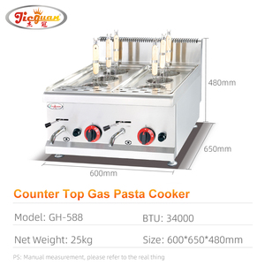 <span class=keywords><strong>Station</strong></span> de cuisson de pâtes au gaz, comptoir de Table, cuisinière de pâtes au gaz, de nouilles, <span class=keywords><strong>Station</strong></span> commerciale avec 6 paniers - Product Image 4