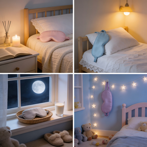 Máscara de ojos 3D de seda de alta calidad, ideal para viajes y siestas, máscara de dormir 100% seda de morera, protección espacial 3D, pestañas postizas - Product Image 4